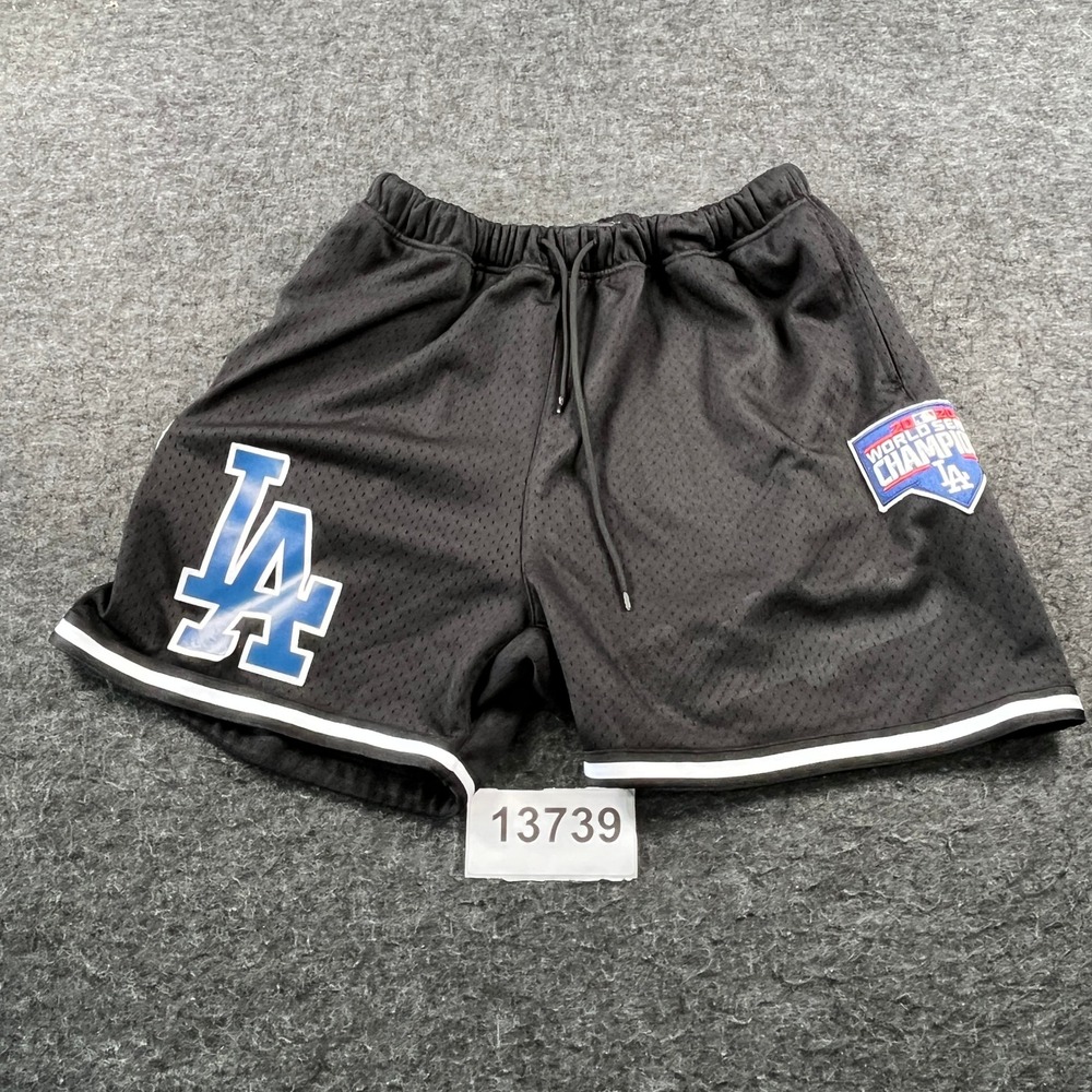 Pro Standard Dodgers Shorts Mens XL Black Excellent 2020 World Series Mesh